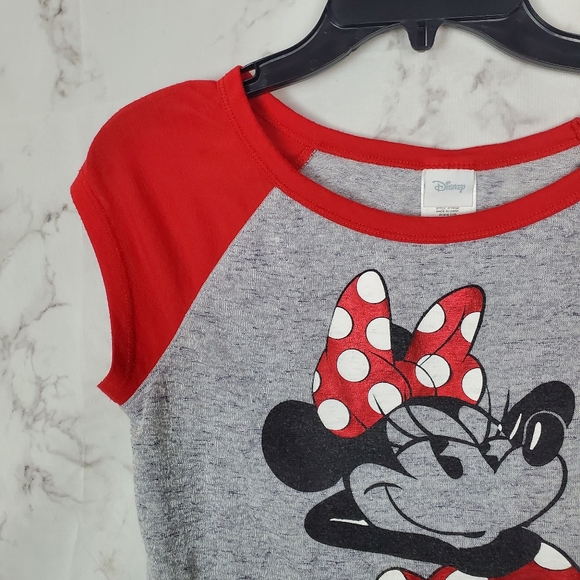 DISNEY Minnie Mouse 2017 Raglan Short Sleeve Shirt - Picture 5 of 9